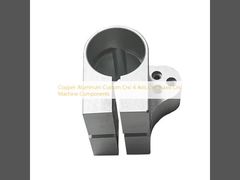 Kupferne kundenspezifische Cnc-Maschinen-Aluminiumkomponenten Achse Cnc 5 Achse Cnc 4